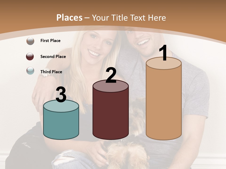 Man Dog Laugh PowerPoint Template