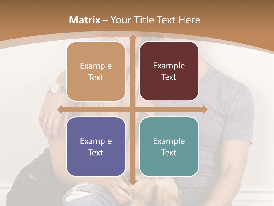 Man Dog Laugh PowerPoint Template