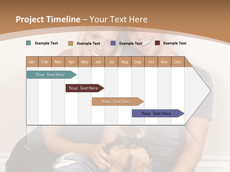 Man Dog Laugh PowerPoint Template