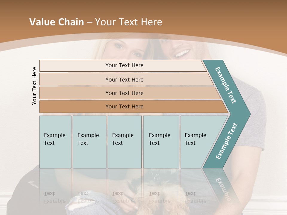 Man Dog Laugh PowerPoint Template