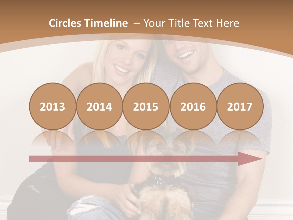 Man Dog Laugh PowerPoint Template