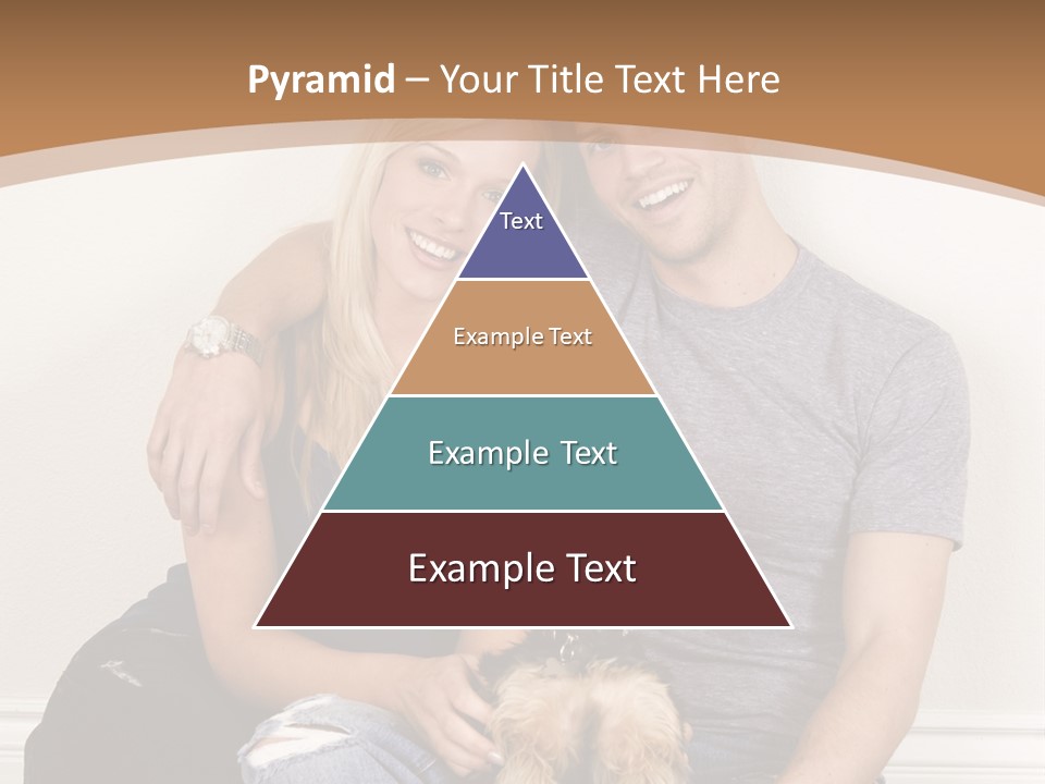 Man Dog Laugh PowerPoint Template