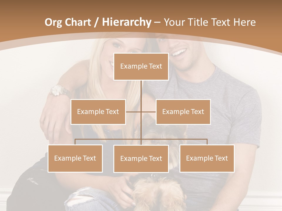 Man Dog Laugh PowerPoint Template