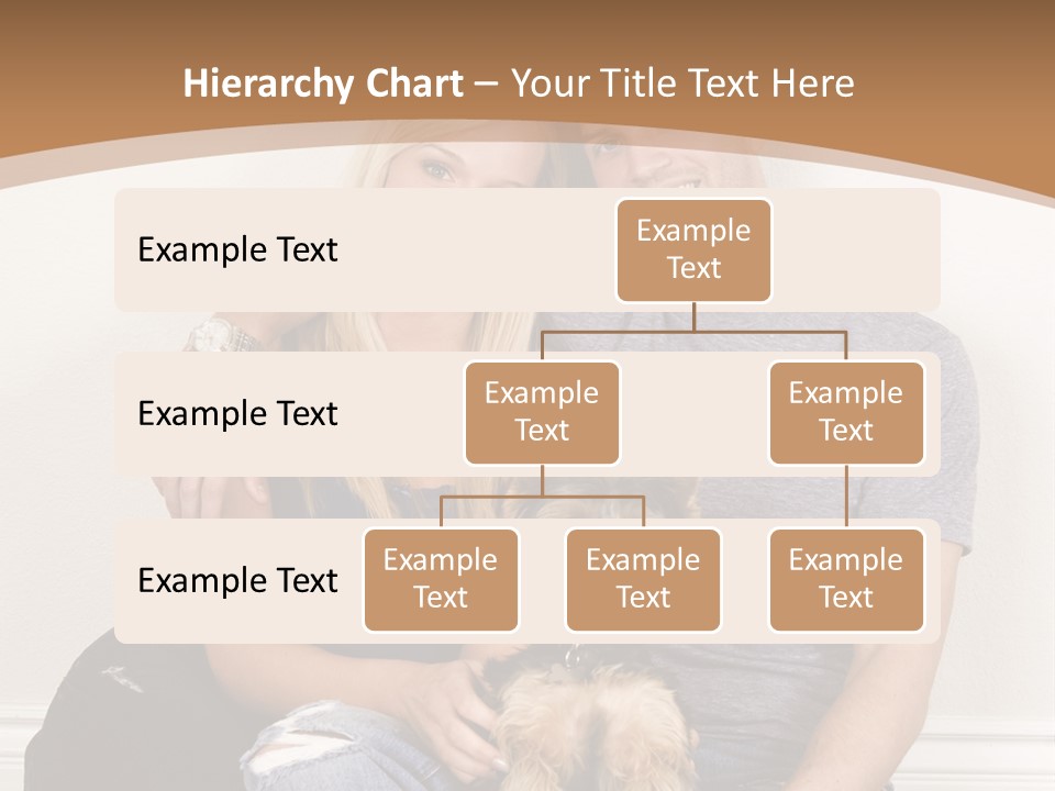 Man Dog Laugh PowerPoint Template