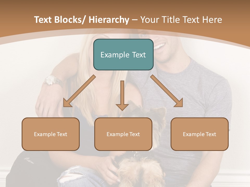 Man Dog Laugh PowerPoint Template