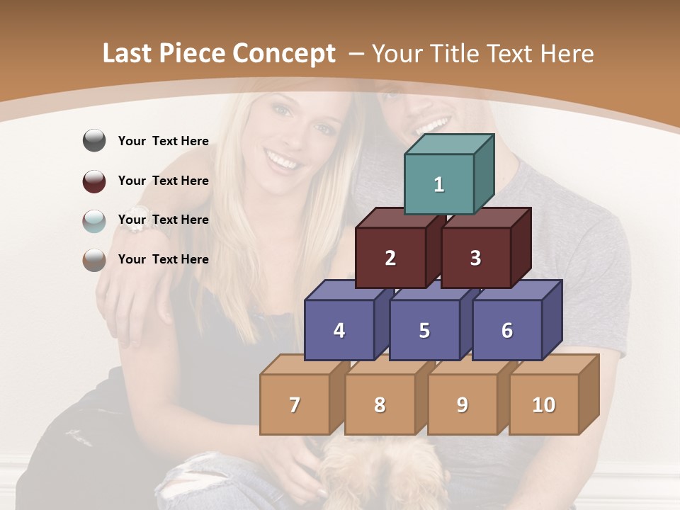 Man Dog Laugh PowerPoint Template