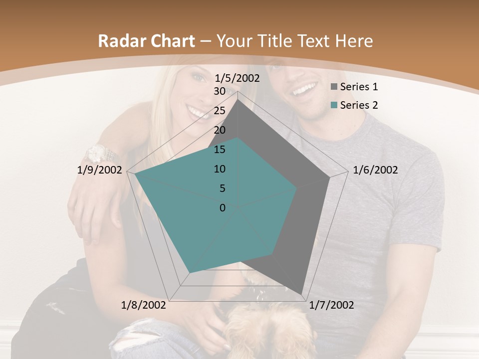 Man Dog Laugh PowerPoint Template