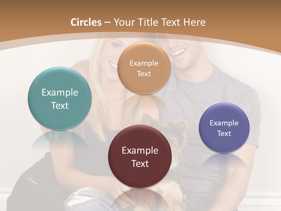 Man Dog Laugh PowerPoint Template