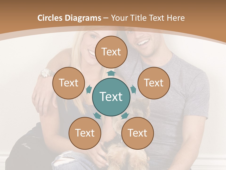 Man Dog Laugh PowerPoint Template