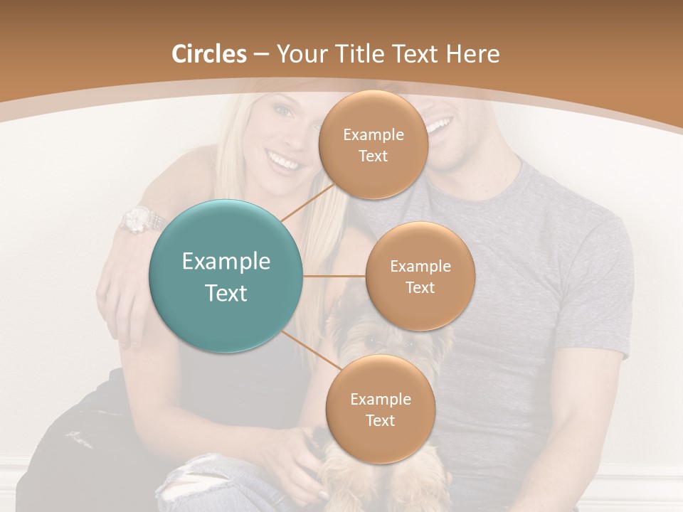 Man Dog Laugh PowerPoint Template