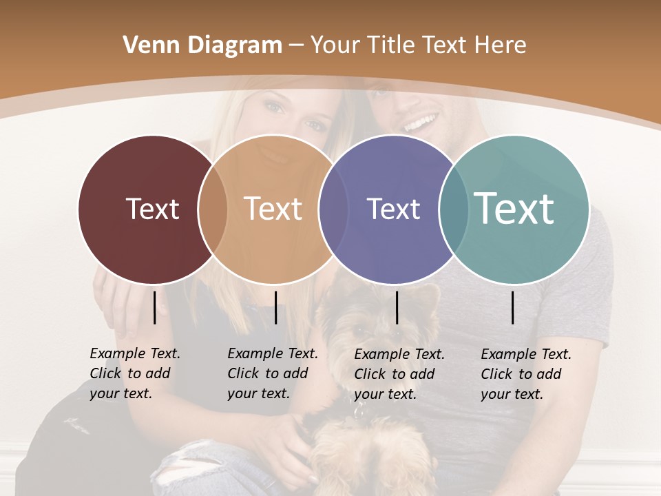 Man Dog Laugh PowerPoint Template