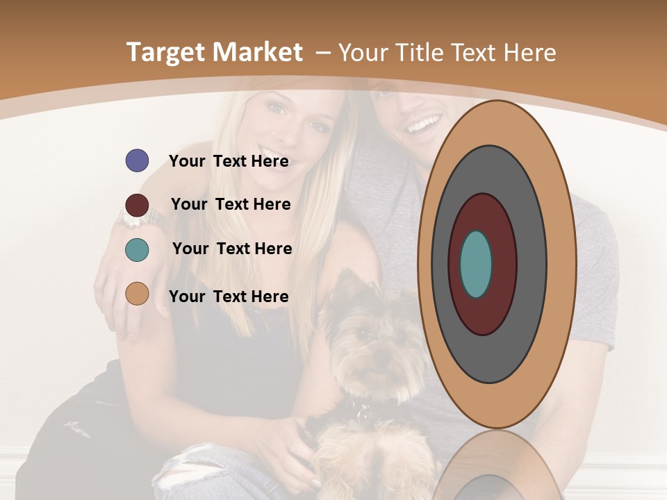 Man Dog Laugh PowerPoint Template