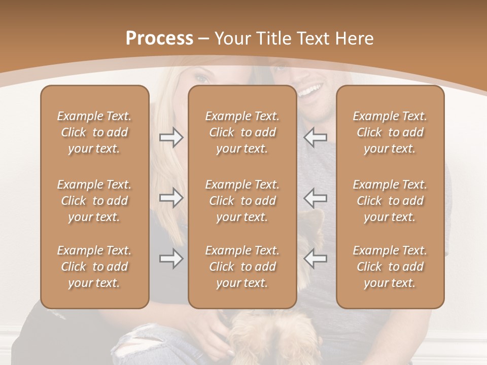 Man Dog Laugh PowerPoint Template