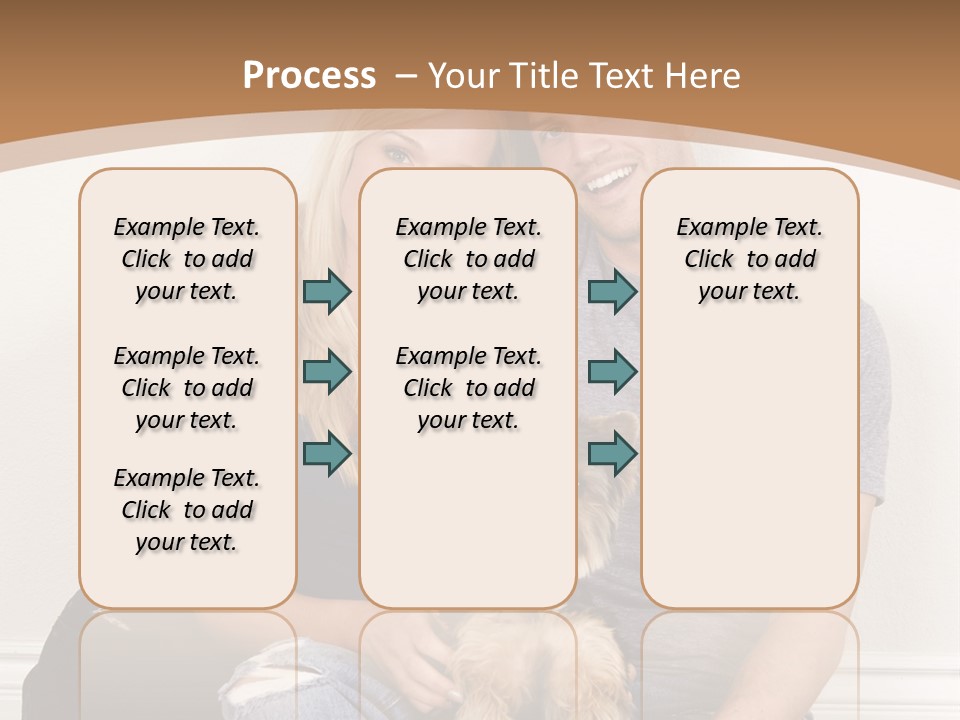 Man Dog Laugh PowerPoint Template