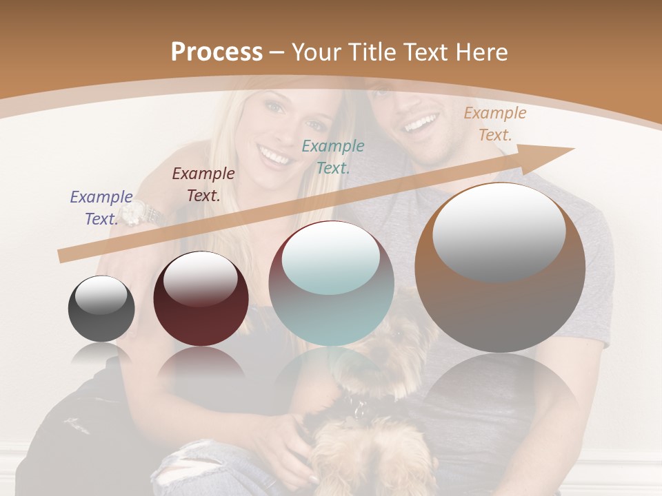 Man Dog Laugh PowerPoint Template