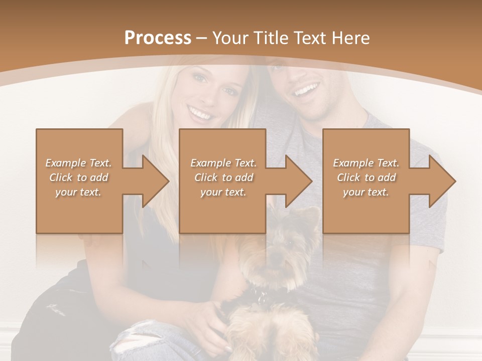 Man Dog Laugh PowerPoint Template