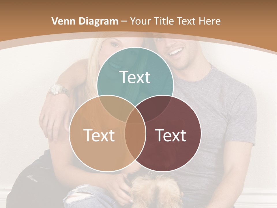 Man Dog Laugh PowerPoint Template