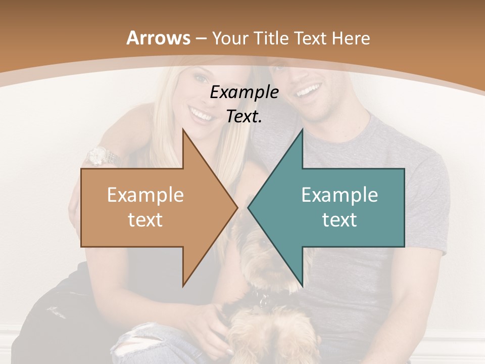 Man Dog Laugh PowerPoint Template