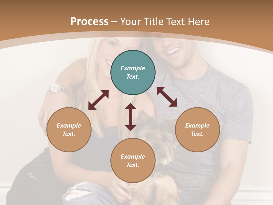 Man Dog Laugh PowerPoint Template