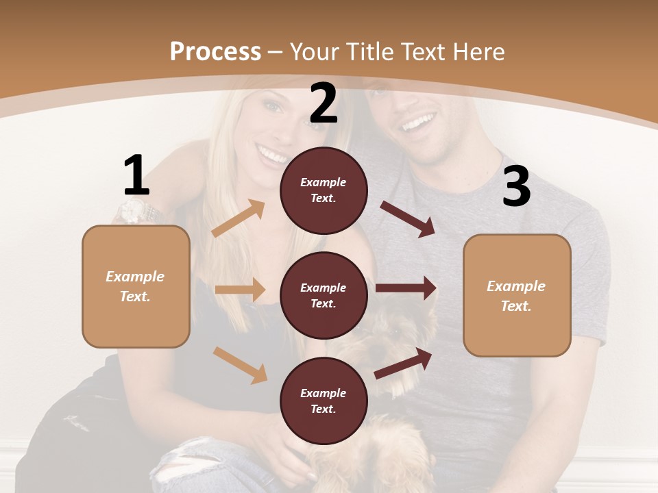 Man Dog Laugh PowerPoint Template