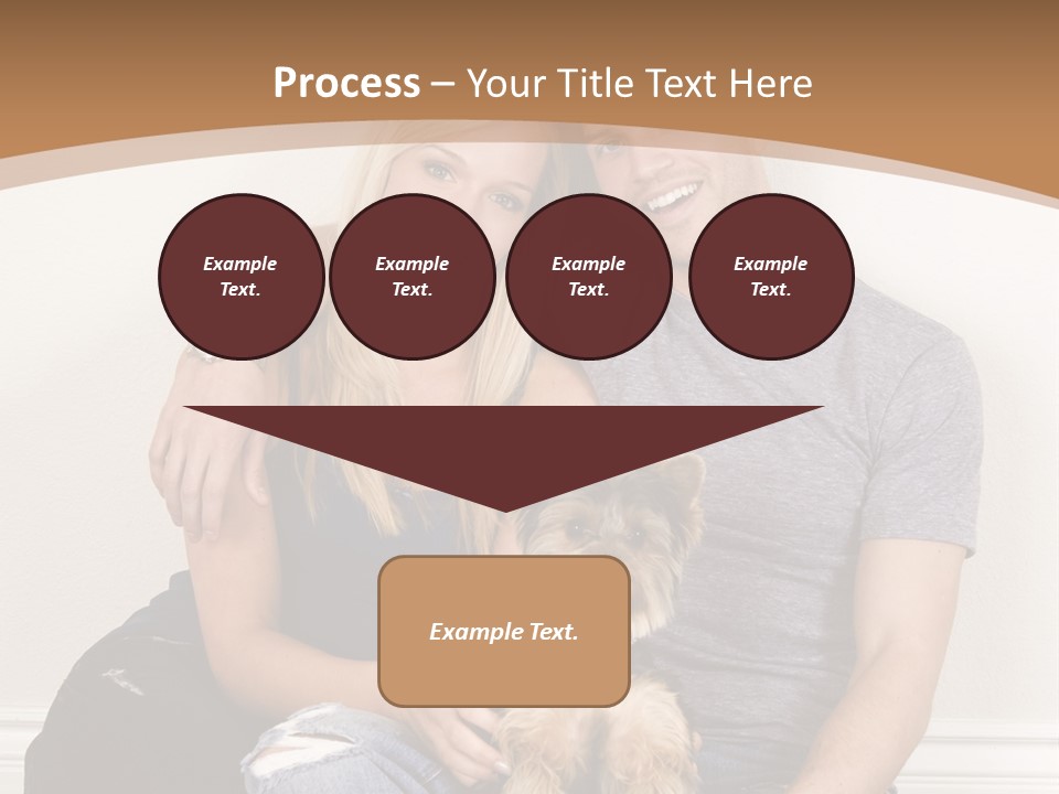 Man Dog Laugh PowerPoint Template