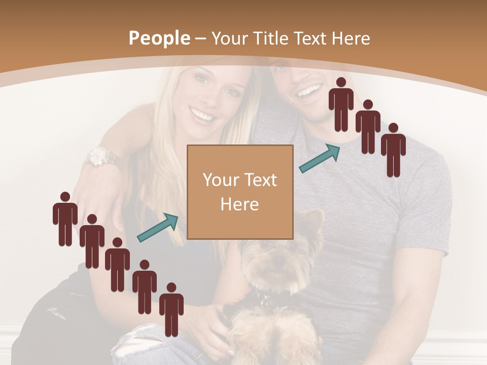 Man Dog Laugh PowerPoint Template