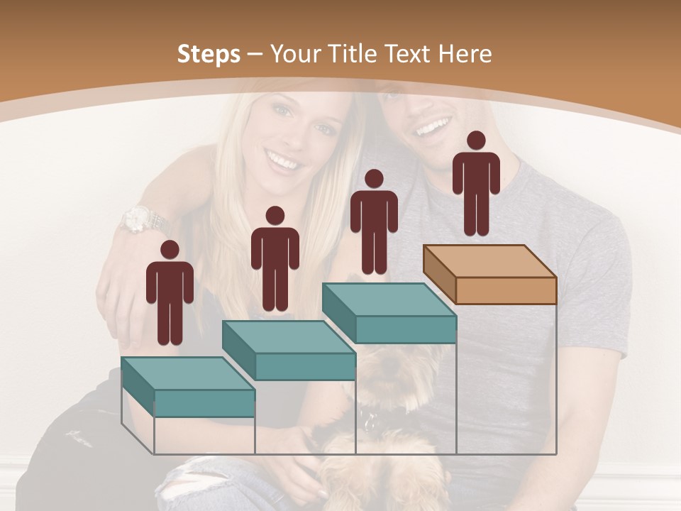 Man Dog Laugh PowerPoint Template