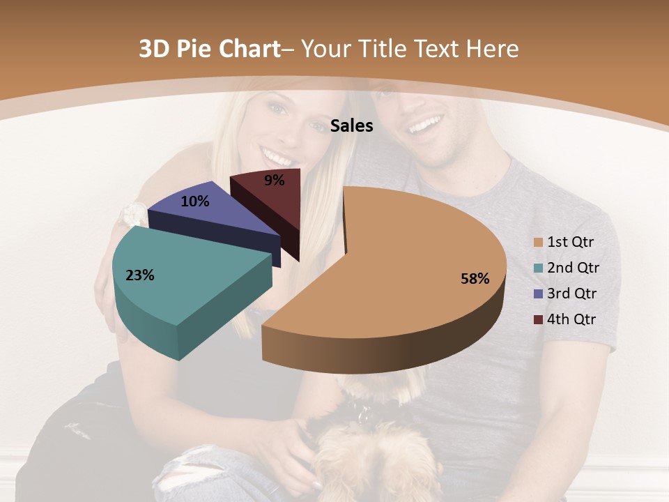 Man Dog Laugh PowerPoint Template