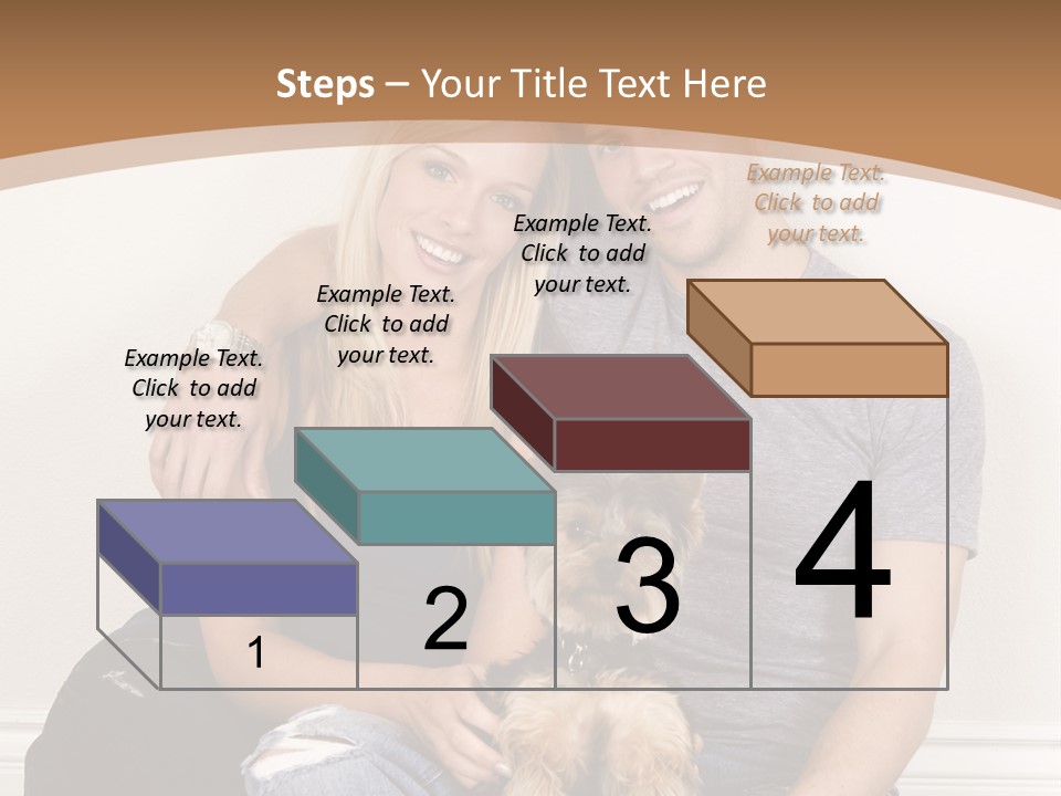 Man Dog Laugh PowerPoint Template