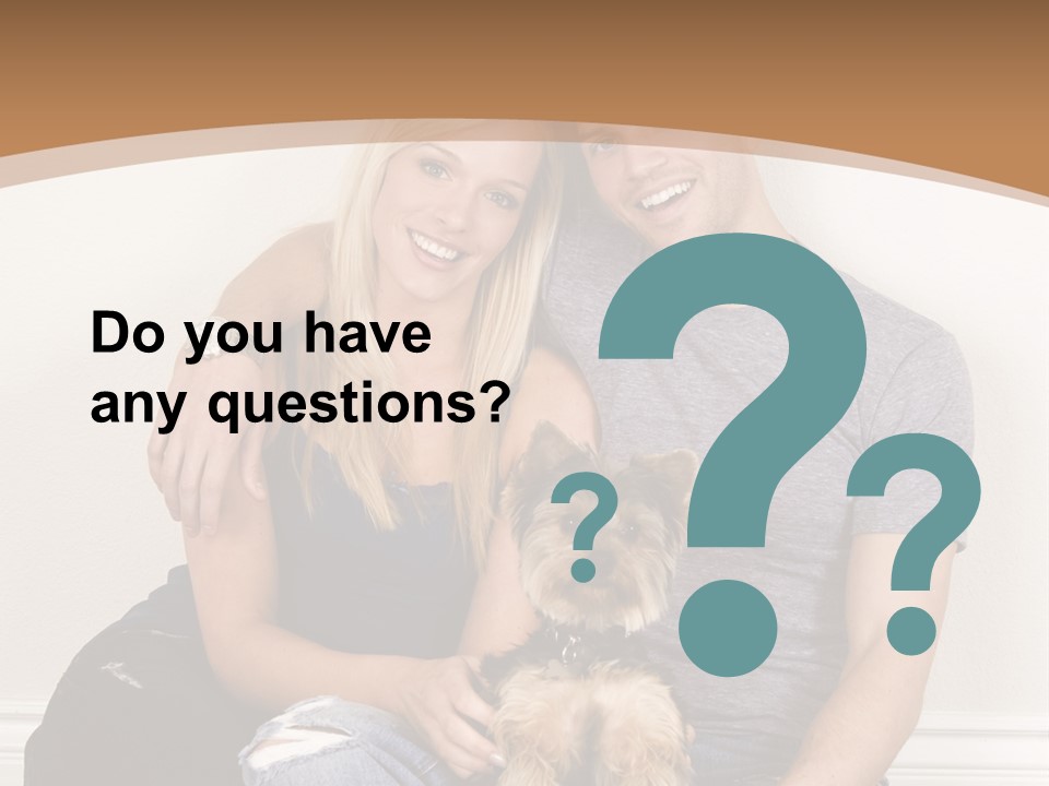 Man Dog Laugh PowerPoint Template