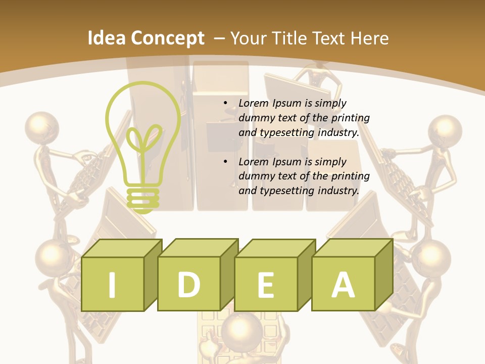 Idiom Growth Metaphor PowerPoint Template