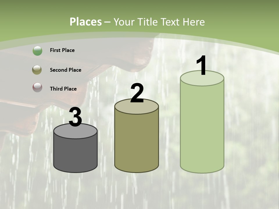 Storm Drop Building PowerPoint Template