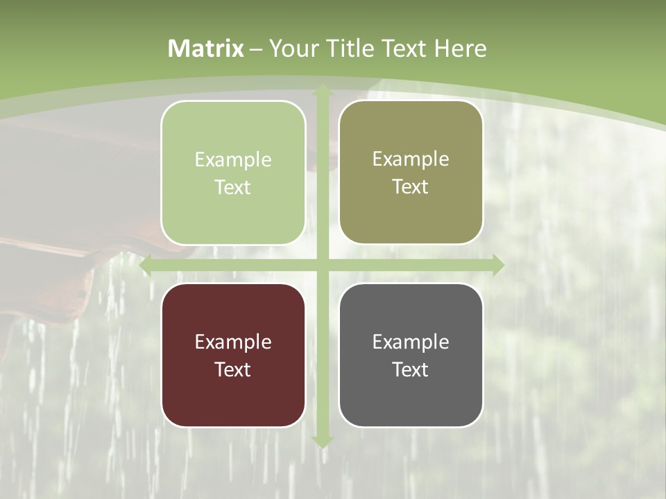 Storm Drop Building PowerPoint Template