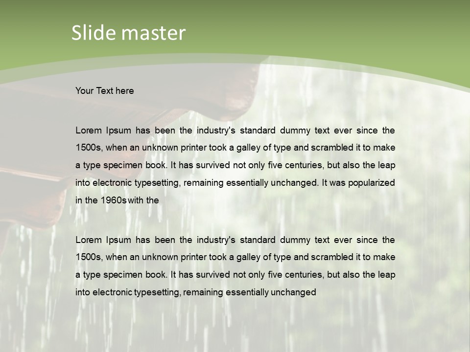 Storm Drop Building PowerPoint Template