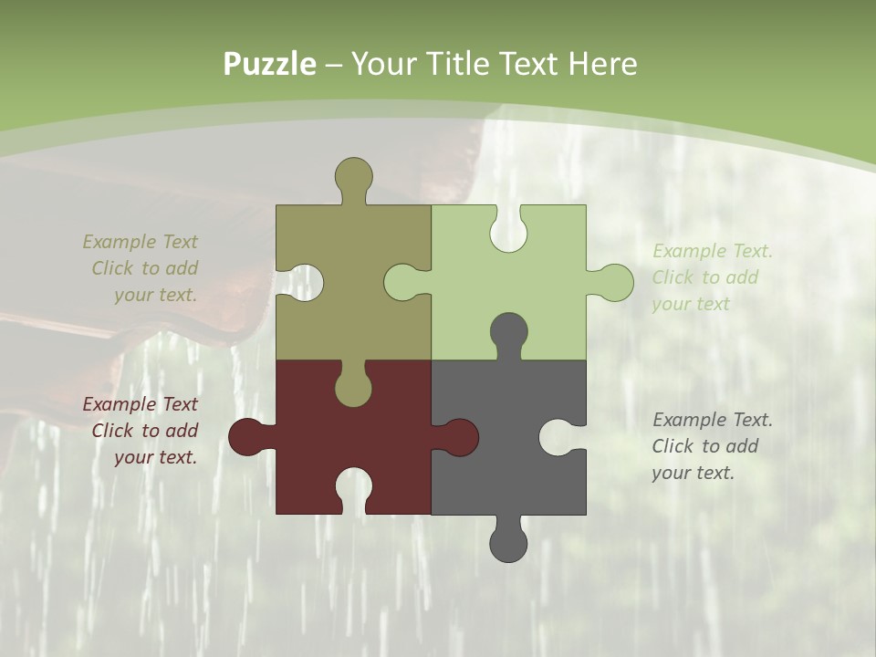 Storm Drop Building PowerPoint Template