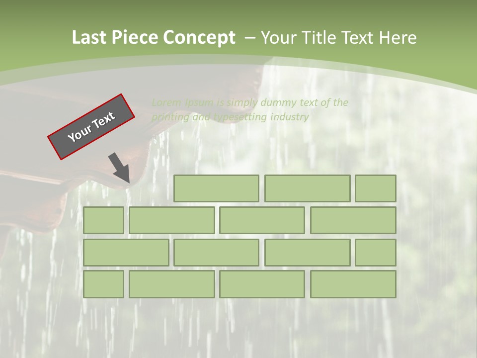Storm Drop Building PowerPoint Template