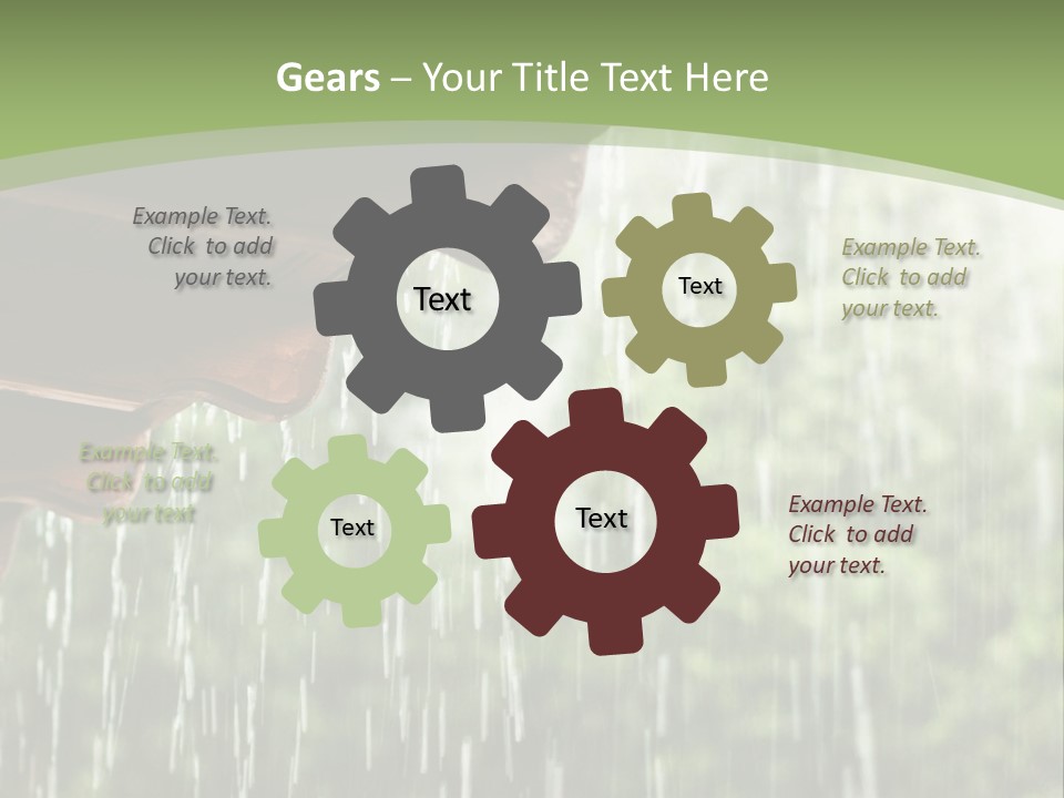 Storm Drop Building PowerPoint Template