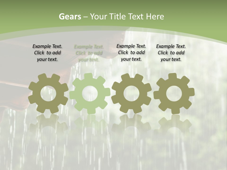 Storm Drop Building PowerPoint Template