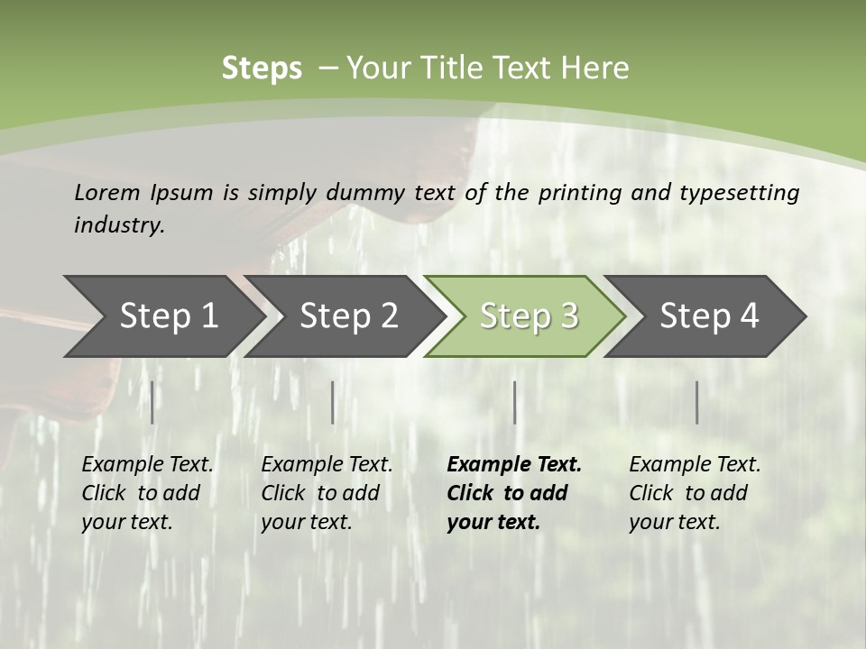 Storm Drop Building PowerPoint Template