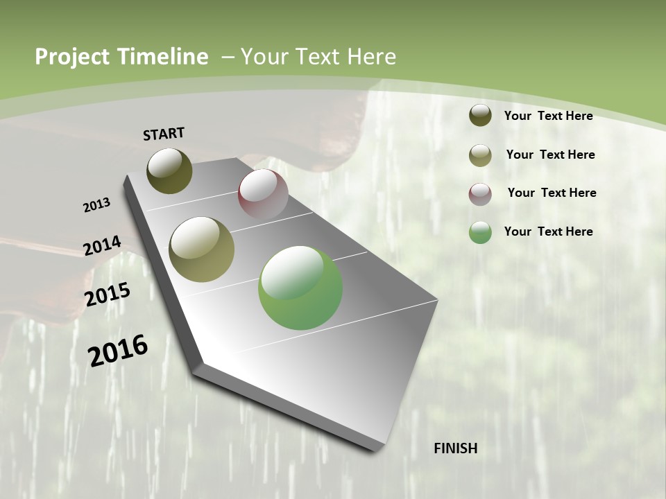 Storm Drop Building PowerPoint Template