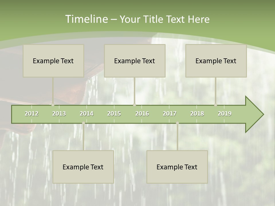 Storm Drop Building PowerPoint Template