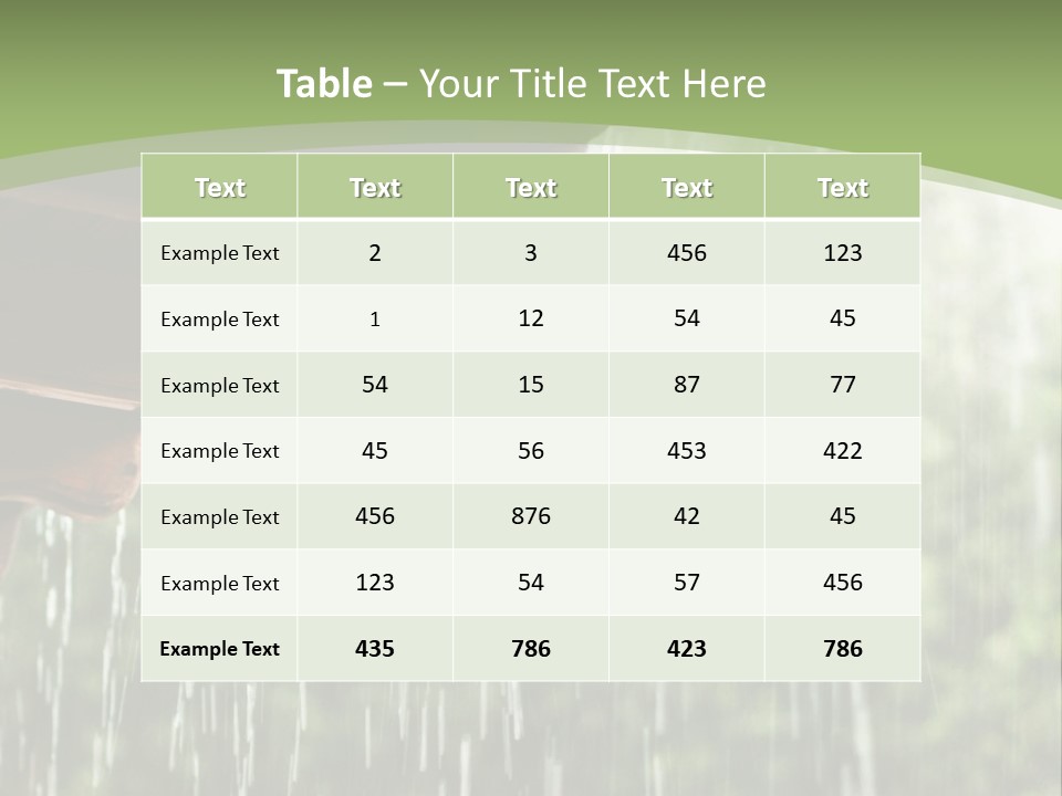 Storm Drop Building PowerPoint Template