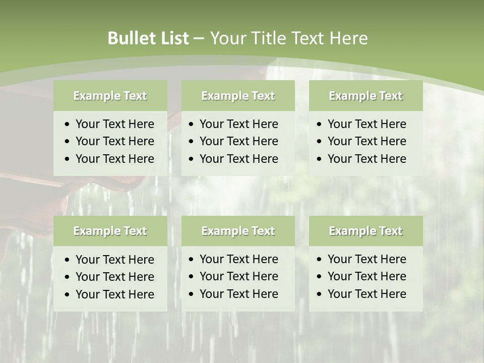 Storm Drop Building PowerPoint Template