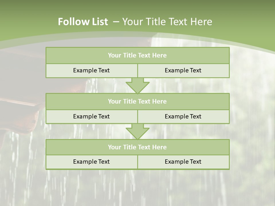 Storm Drop Building PowerPoint Template
