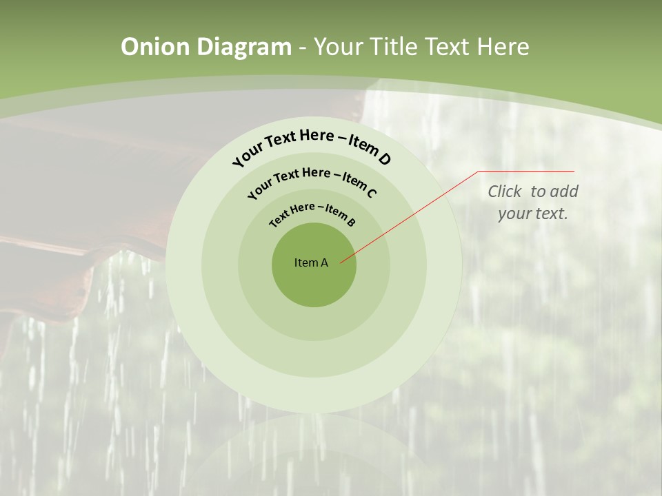 Storm Drop Building PowerPoint Template