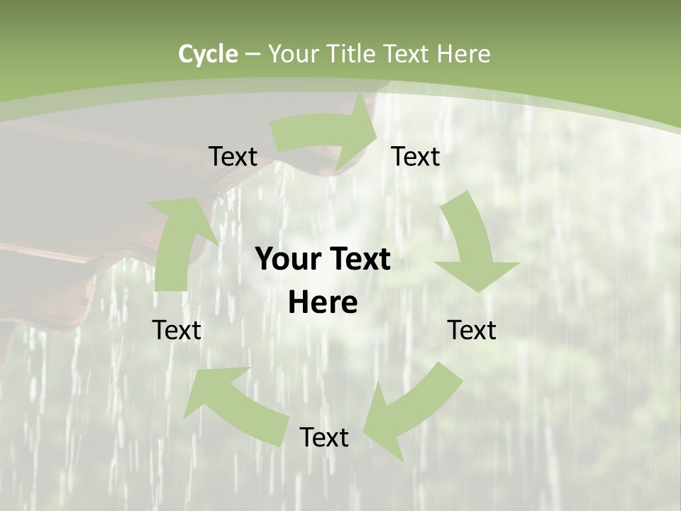 Storm Drop Building PowerPoint Template