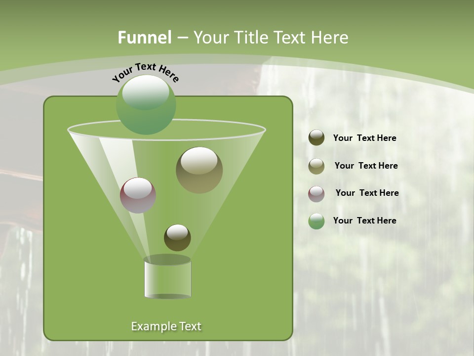 Storm Drop Building PowerPoint Template