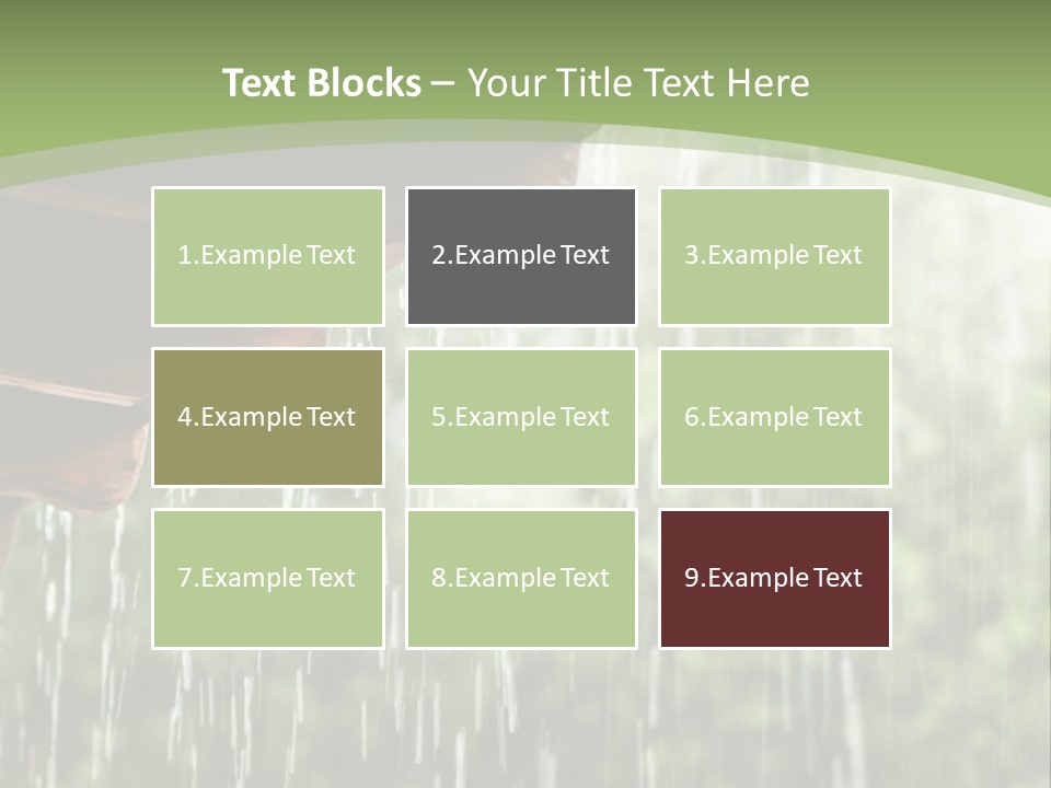 Storm Drop Building PowerPoint Template