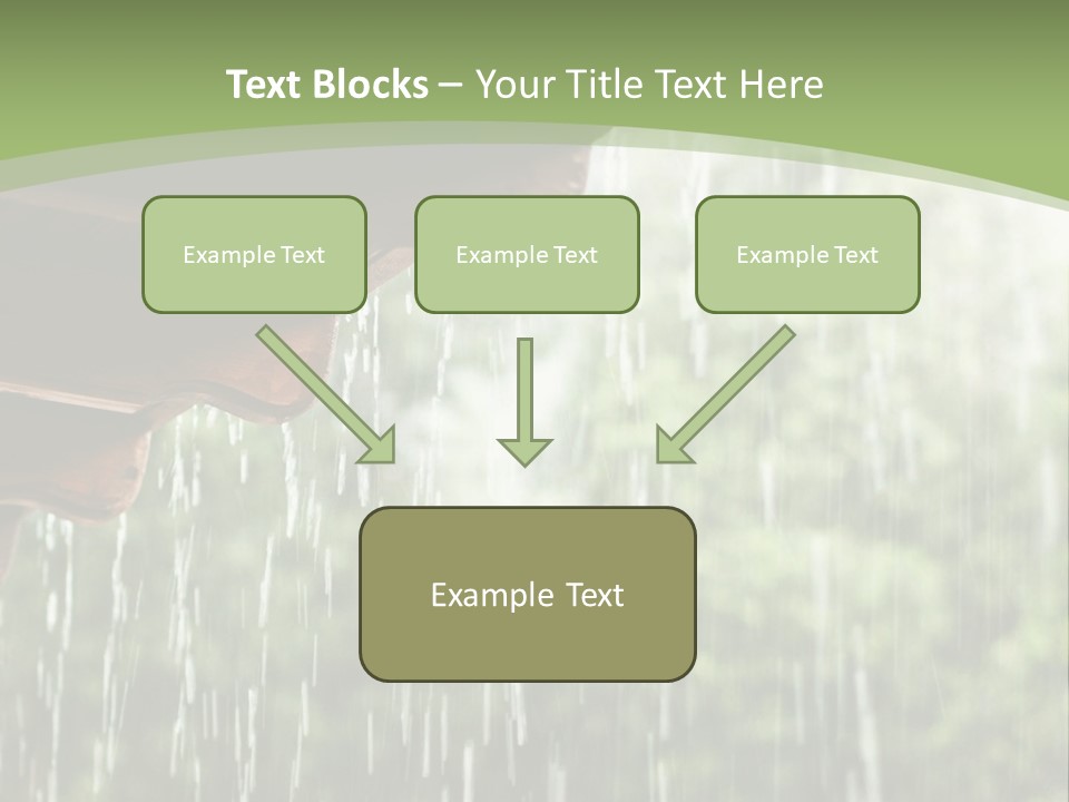 Storm Drop Building PowerPoint Template