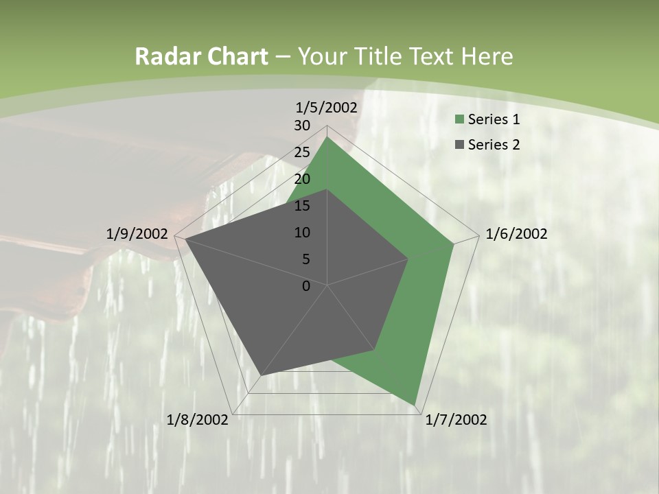 Storm Drop Building PowerPoint Template